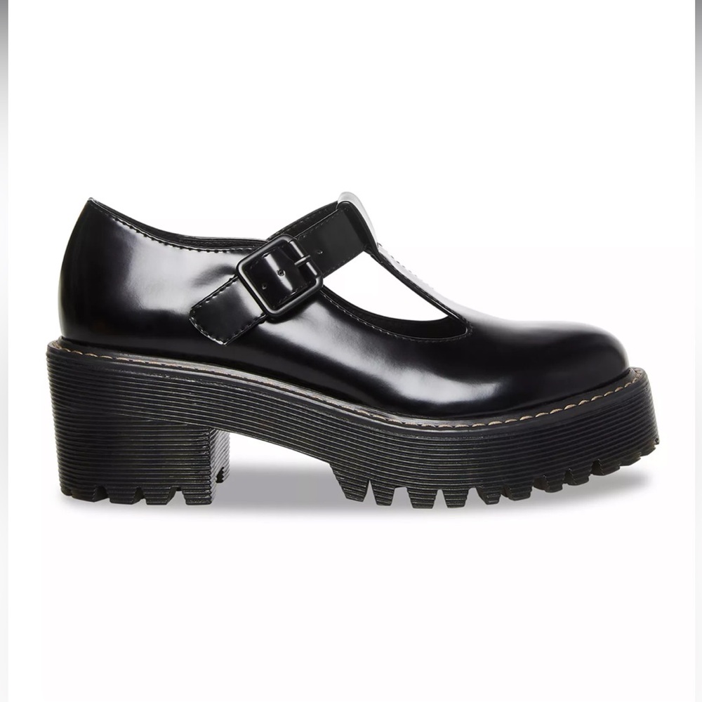Madden Girl Black Patent Mary Jane Platform Shoes
